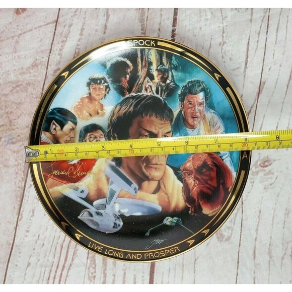 Vintage 1997 The Hamilton Collection Spock Reborn Star Trek Life Of Spock Plate - Picture 7 of 12